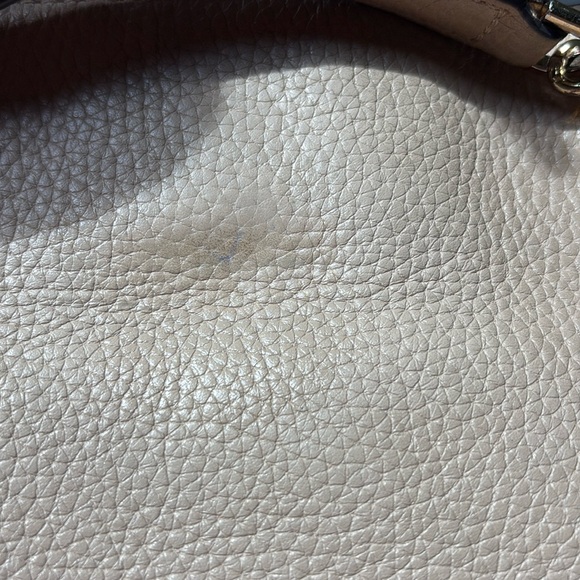 Michael Kors   Convertible Crossbody shoulder bag  pebbled leather khaki tan EUC - Picture 4 of 17